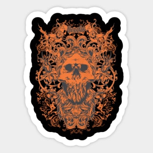 Skull Angry Sticker